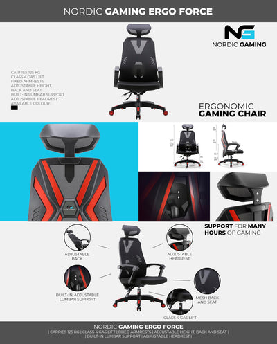 Nordic Gaming Ergo Force Gaming Chair