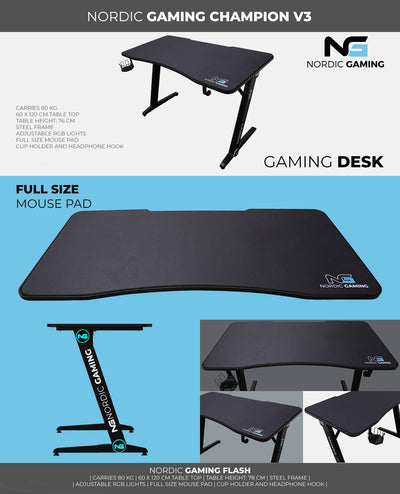 Nordic Gaming V3 Gaming Desk